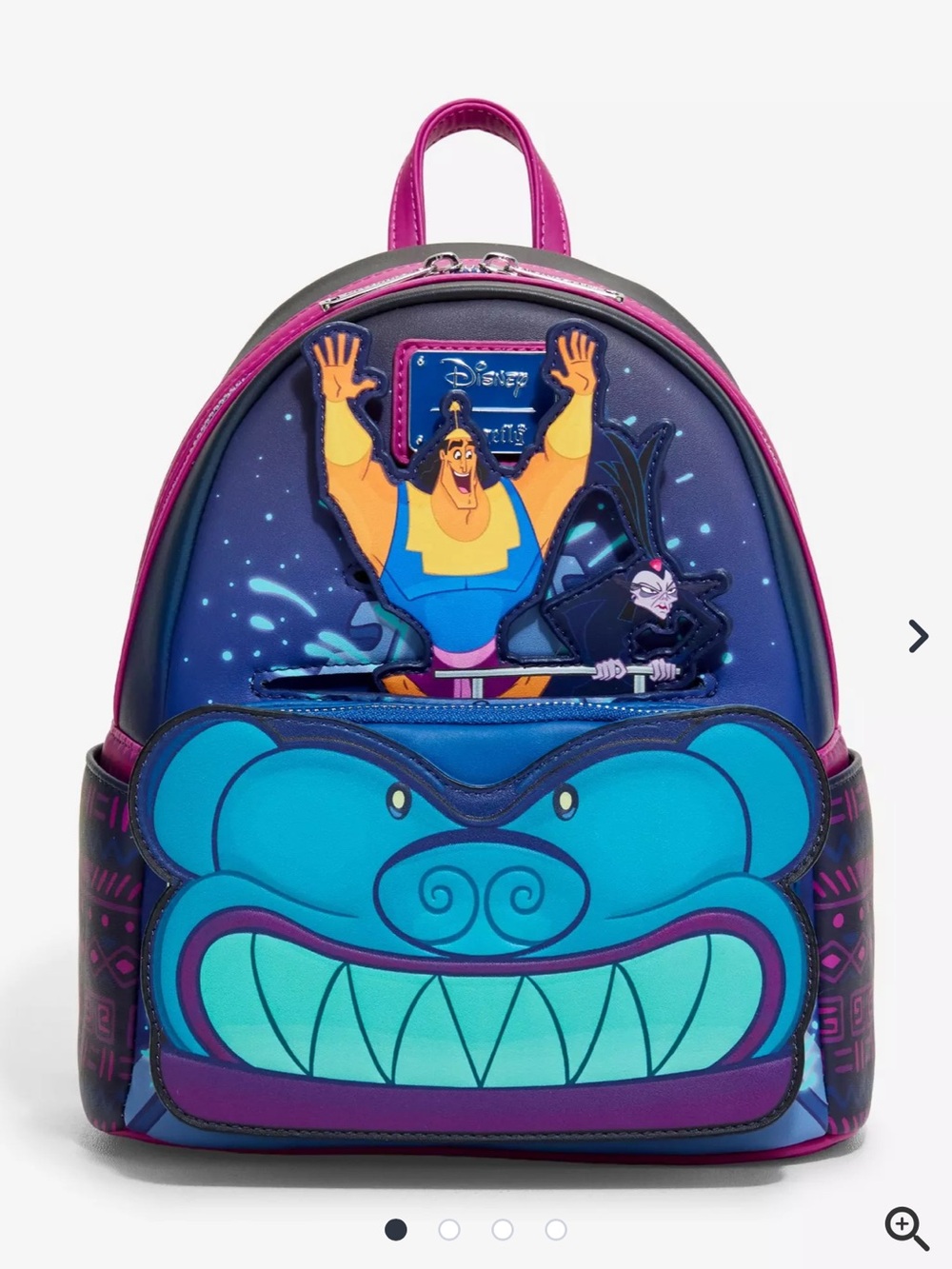 Loungefly Disney The Emperor's New Groove Kronk & Yzma Coaster Mini Backpack